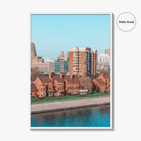 Buffalo Skyline Fine Art Photo Print, New York, NY, USA Wall Decor Poster