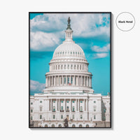 Capitol Hill Fine Art Photo Print, Washington DC, United States Congress Poster
