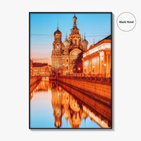 St Petersburg Fine Art Photo Print, Russia, Savior On Spilled Blood, Poster