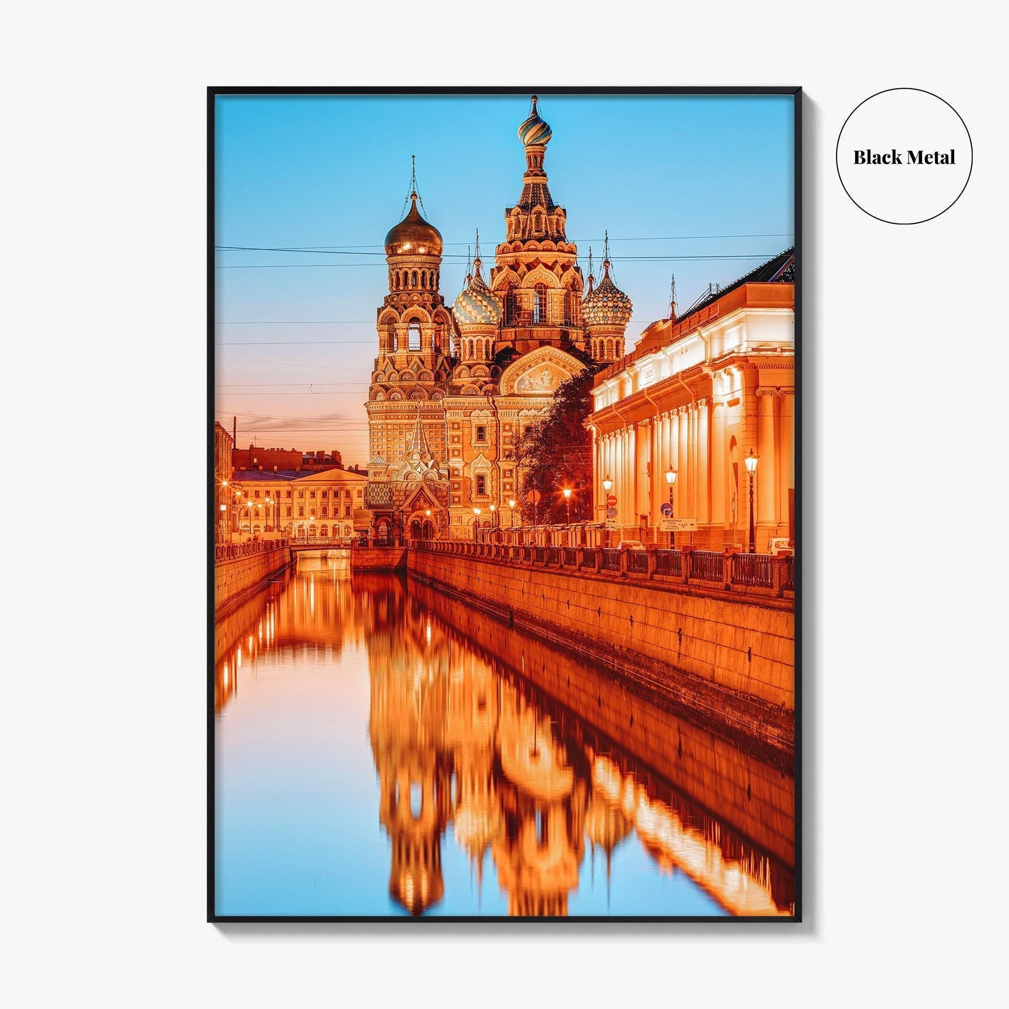 St Petersburg Fine Art Photo Print, Russia, Savior On Spilled Blood, Poster