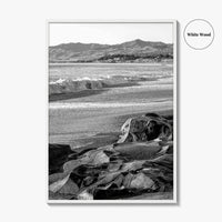 Cambria Black and White Fine Art Photo Print, California Central Coast Rocks Poster