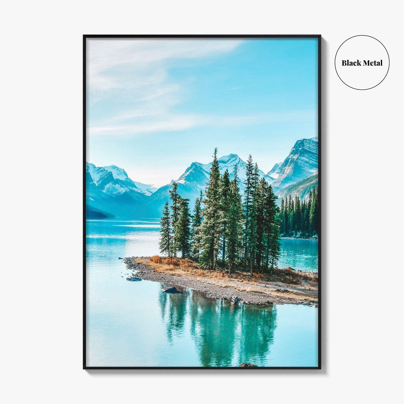 Spirit Island Fine Art Photo Print, Maligne Lake, Jasper National Park, Alberta Canada Poster