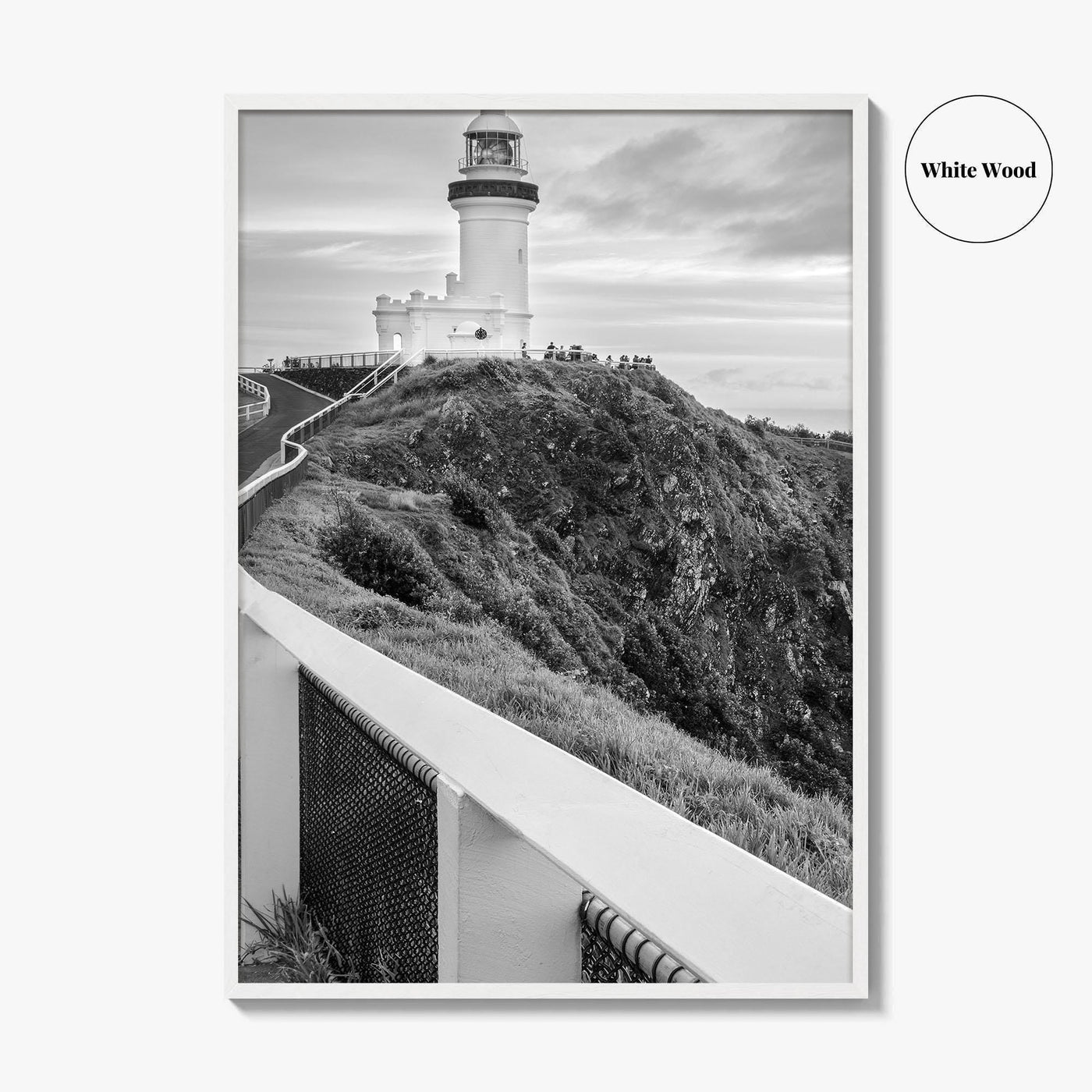 Byron Bay Black and White Fine Art Photo Print, NSW, Australia Wall Decor, Poster