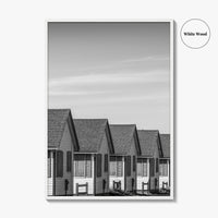 Cape Cod Black and White Fine Art Photo Print, Provincetown, Massachusetts, Wall Poster