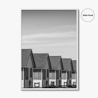 Cape Cod Black and White Fine Art Photo Print, Provincetown, Massachusetts, Wall Poster