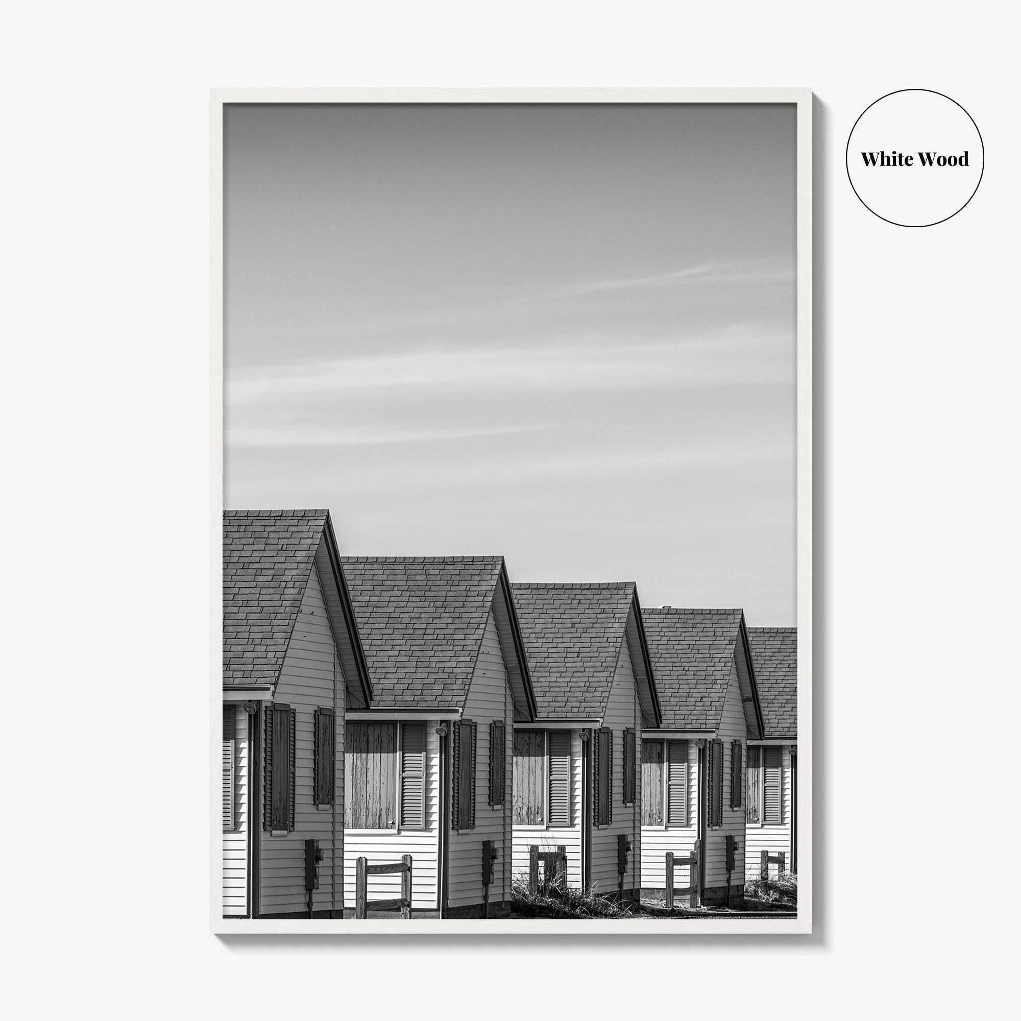 Cape Cod Black and White Fine Art Photo Print, Provincetown, Massachusetts, Wall Poster
