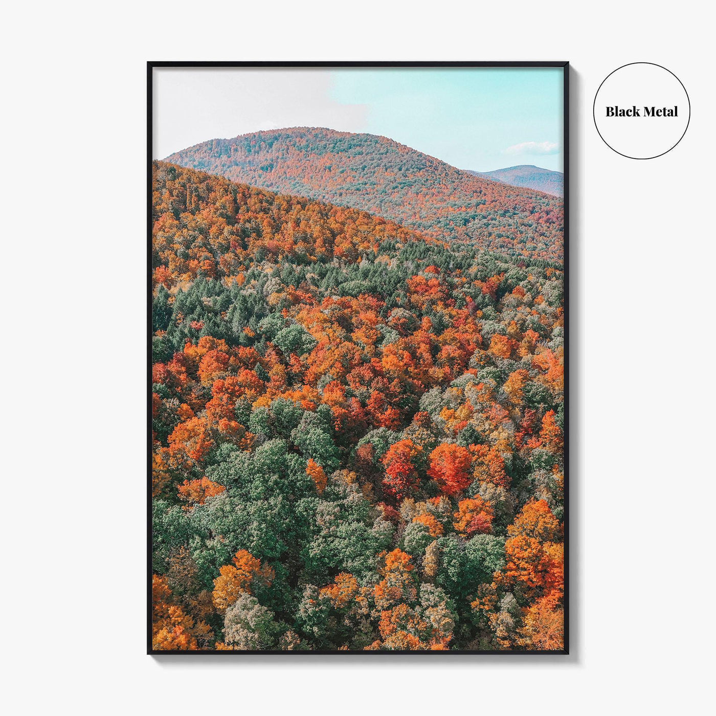 Catskill Mountains Fine Art Photo Print, Fall Foliage, Five State Lookout, New York