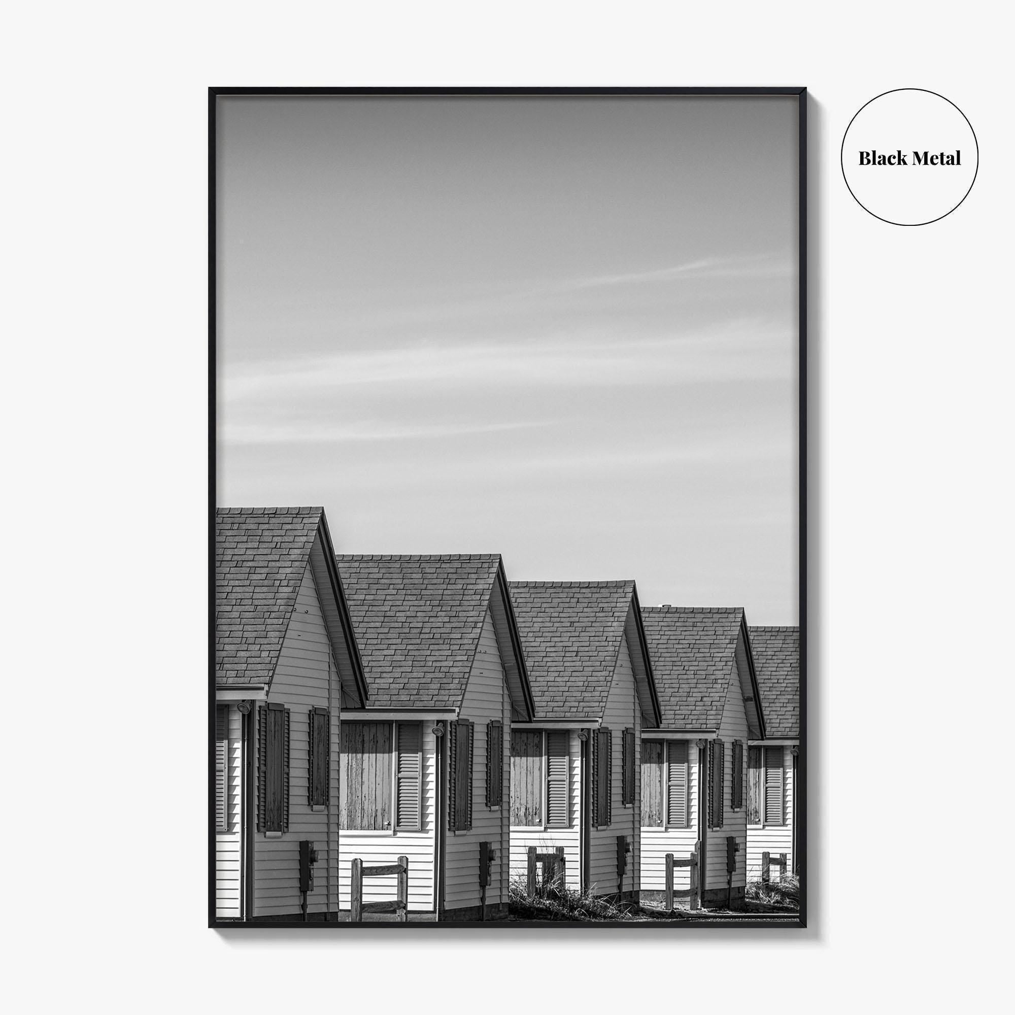 Cape Cod Black and White Fine Art Photo Print, Provincetown, Massachusetts, Wall Poster