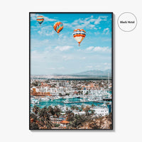 Cabo San Lucas Skyline Fine Art Photo Print, Marina Downtown, Los Cabos Mexico Poster