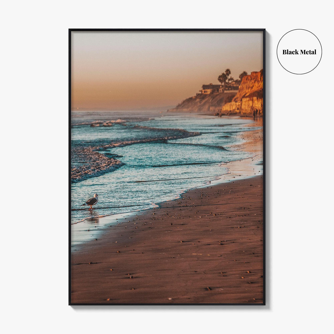 Carlsbad Fine Art Photo Print, California, Coastline Beach Bluff, San Diego, Wall Decor Poster