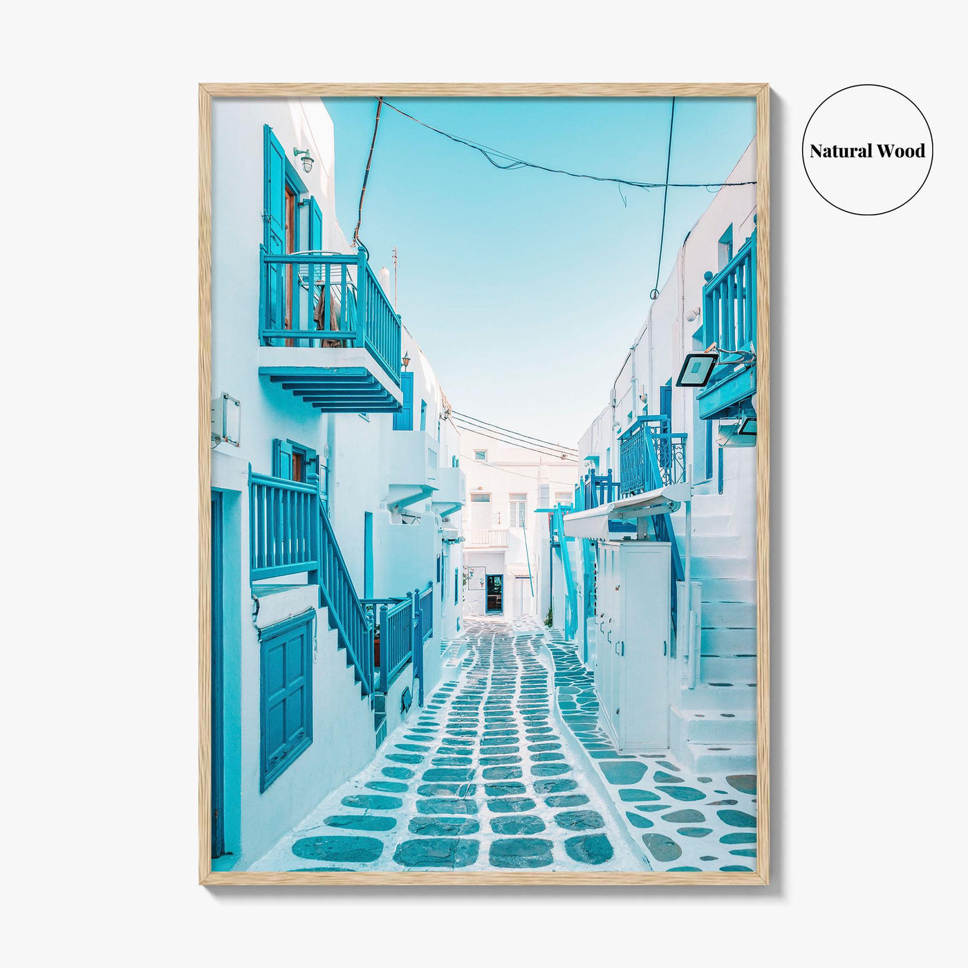 Mykonos Greece Fine Art Photo Print, Chora Mikonos Town, Cyclades Aegean Poster