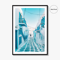 Mykonos Greece Fine Art Photo Print, Chora Mikonos Town, Cyclades Aegean Poster
