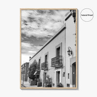 Oaxaca de Juarez Black and White Fine Art Photo Print, Mexico Poster