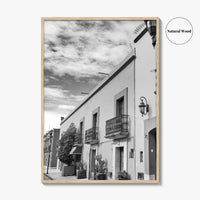 Oaxaca de Juarez Black and White Fine Art Photo Print, Mexico Poster