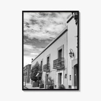 Oaxaca de Juarez Black and White Fine Art Photo Print, Mexico Poster