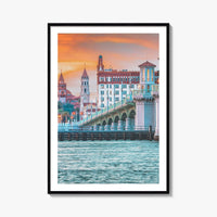 St Augustine Fine Art Photo Print, Bridge of Lions, Florida Poster