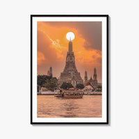 Wat Arun Fine Art Photo Print, Temple of Dawn, Bangkok, Thailand Wall Decor Poster