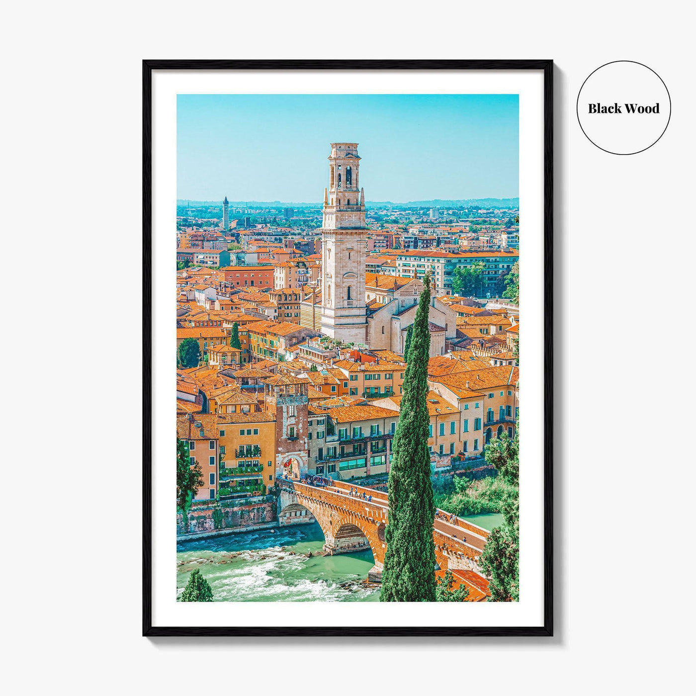 Verona Fine Art Photo Print, Ponte Pietra, Adige River, Veneto Italy, Wall Decor