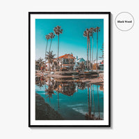 Venice Beach Fine Art Photo Print, Venice Canals, Los Angeles California Wall Poster