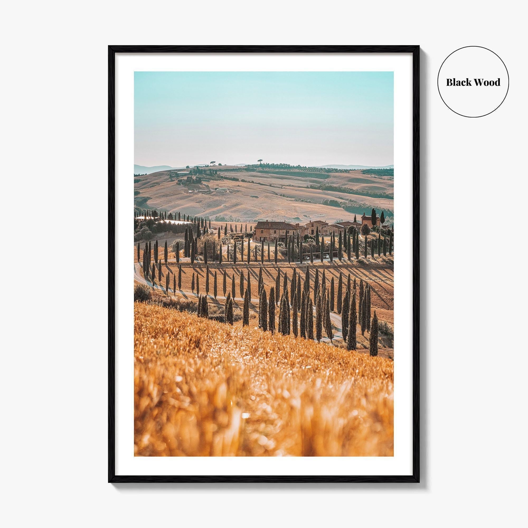 Tuscany Fine Art Photo Print, Agriturismo Baccoleno, Val d'Orcia, Italy Wall Poster