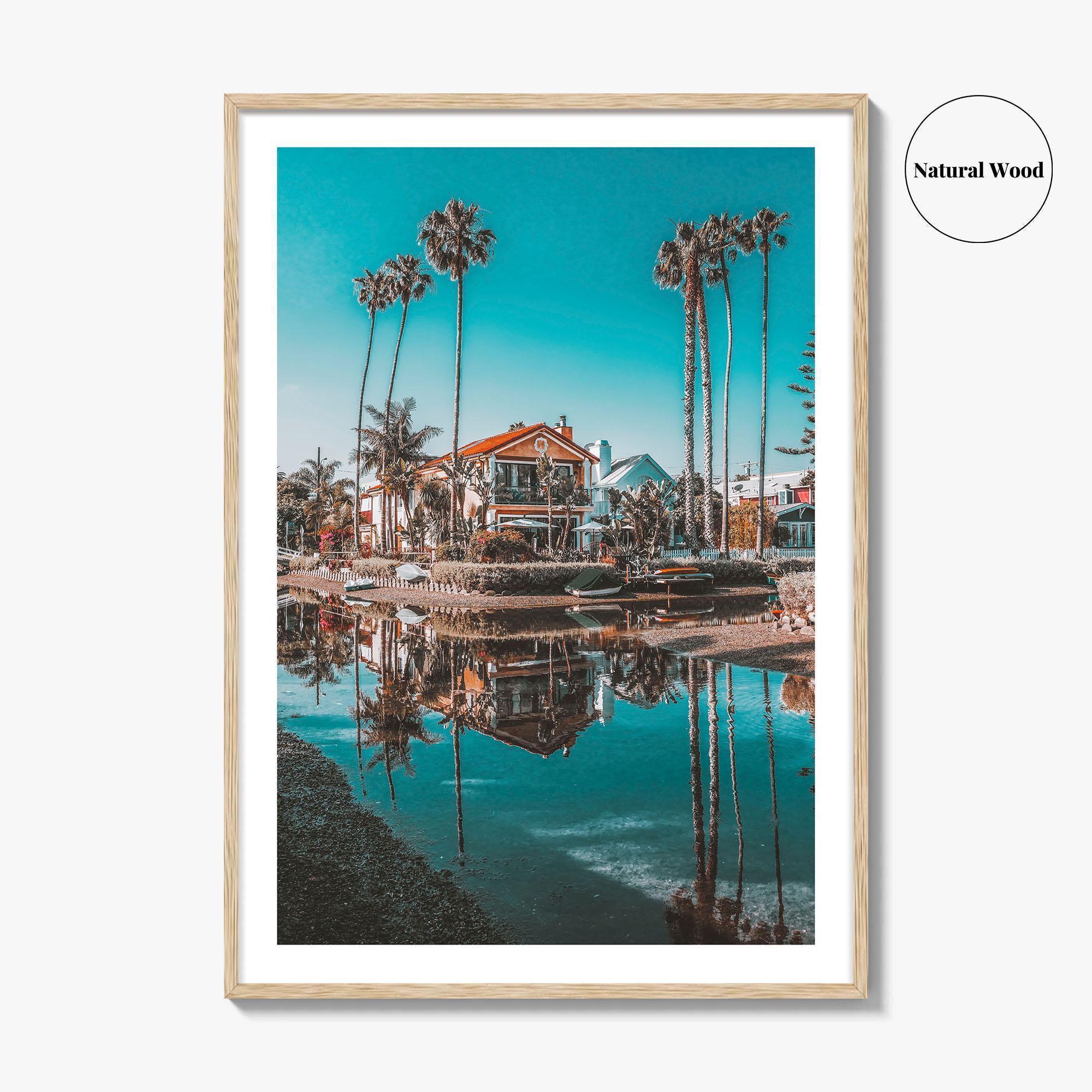 Venice Beach Fine Art Photo Print, Venice Canals, Los Angeles California Wall Poster