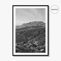 West Hollywood Black and White Fine Art Photo Print, Los Angeles California Poster