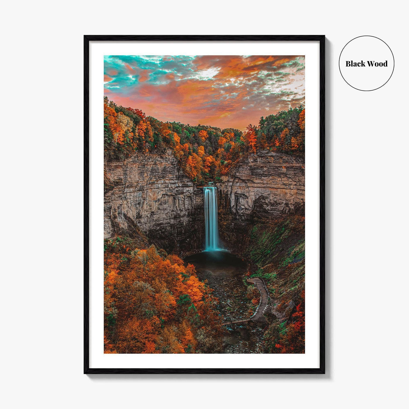 Taughannock Falls Fine Art Photo Print, Ithaca Finger Lakes Upstate New York USA