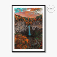 Taughannock Falls Fine Art Photo Print, Ithaca Finger Lakes Upstate New York USA