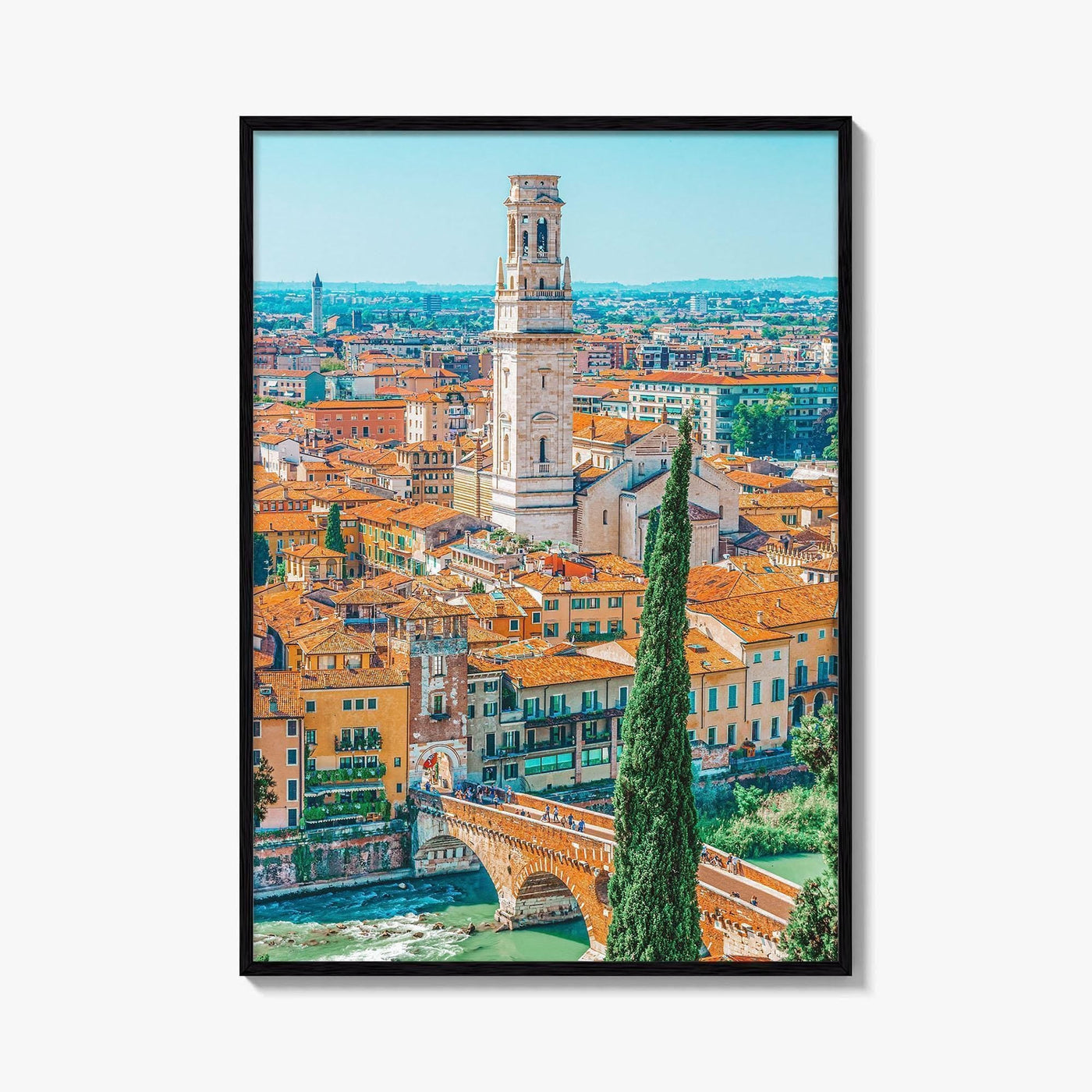Verona Fine Art Photo Print, Ponte Pietra, Adige River, Veneto Italy, Wall Decor