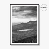 Table Rock State Park Black and White Fine Art Photo Print, South Carolina Poster