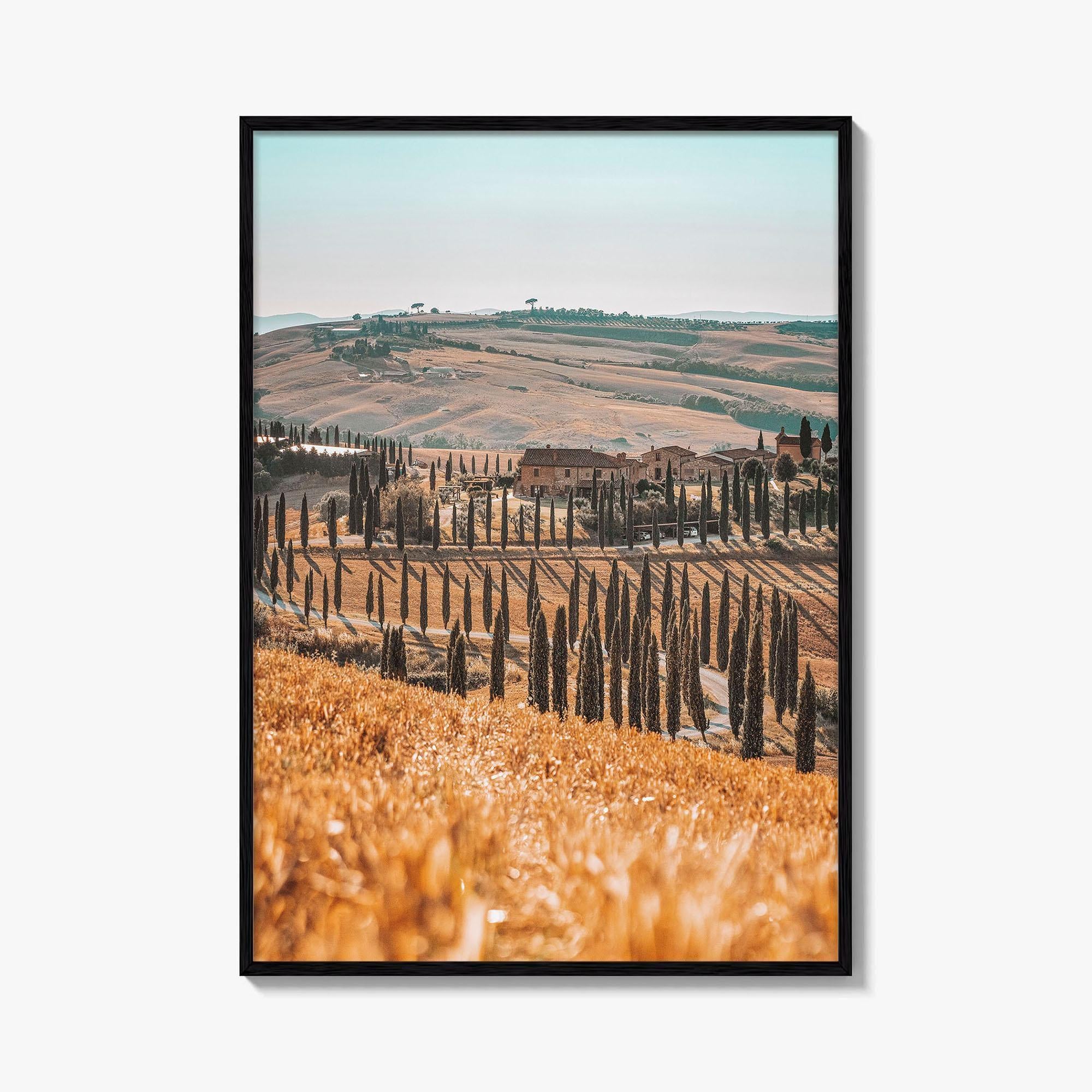 Tuscany Fine Art Photo Print, Agriturismo Baccoleno, Val d'Orcia, Italy Wall Poster