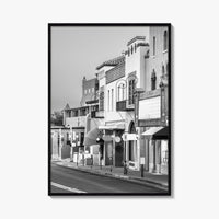 Santa Fe Black and White Fine Art Photo Print, New Mexico Wall Poster, USA