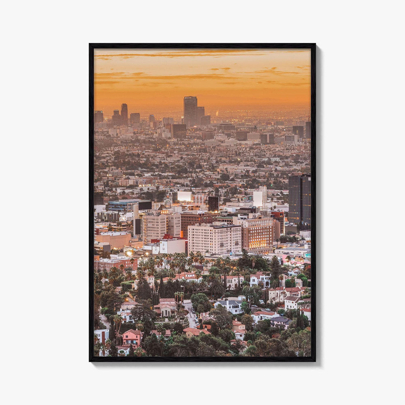 West Hollywood Skyline Fine Art Photo Print, Los Angeles, California Wall Decor, USA Poster
