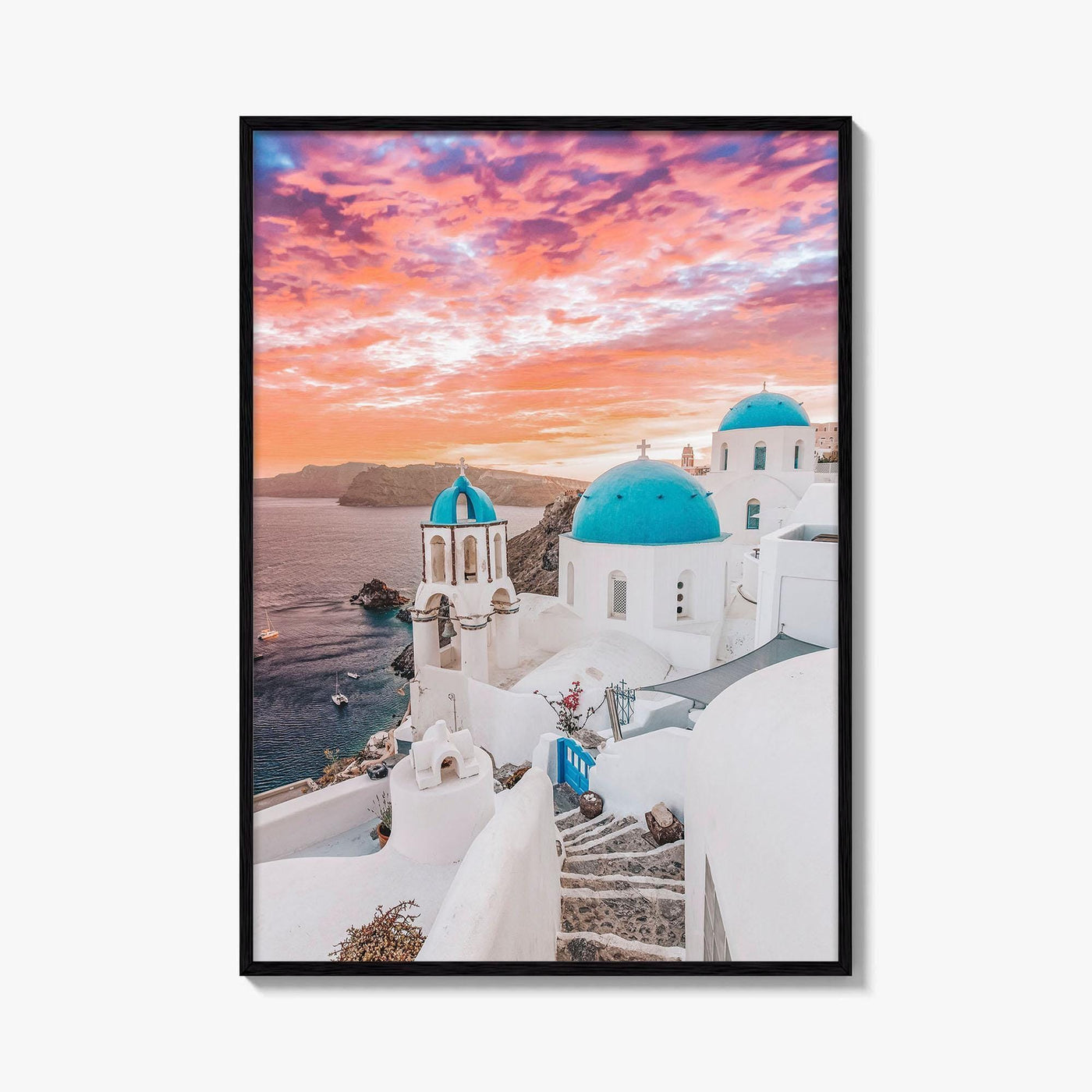 Santorini Fine Art Photo Print, Oia Greece Wall Decor Poster