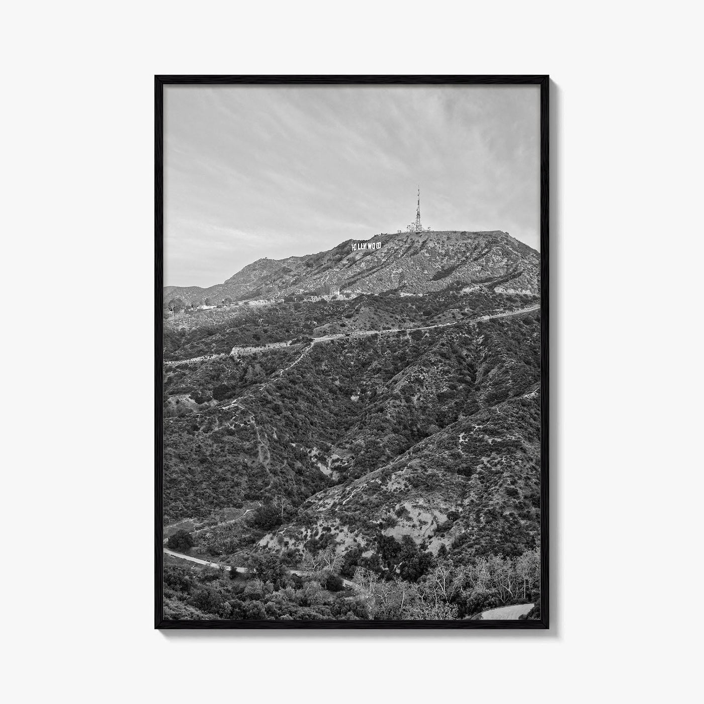 West Hollywood Black and White Fine Art Photo Print, Los Angeles California Poster
