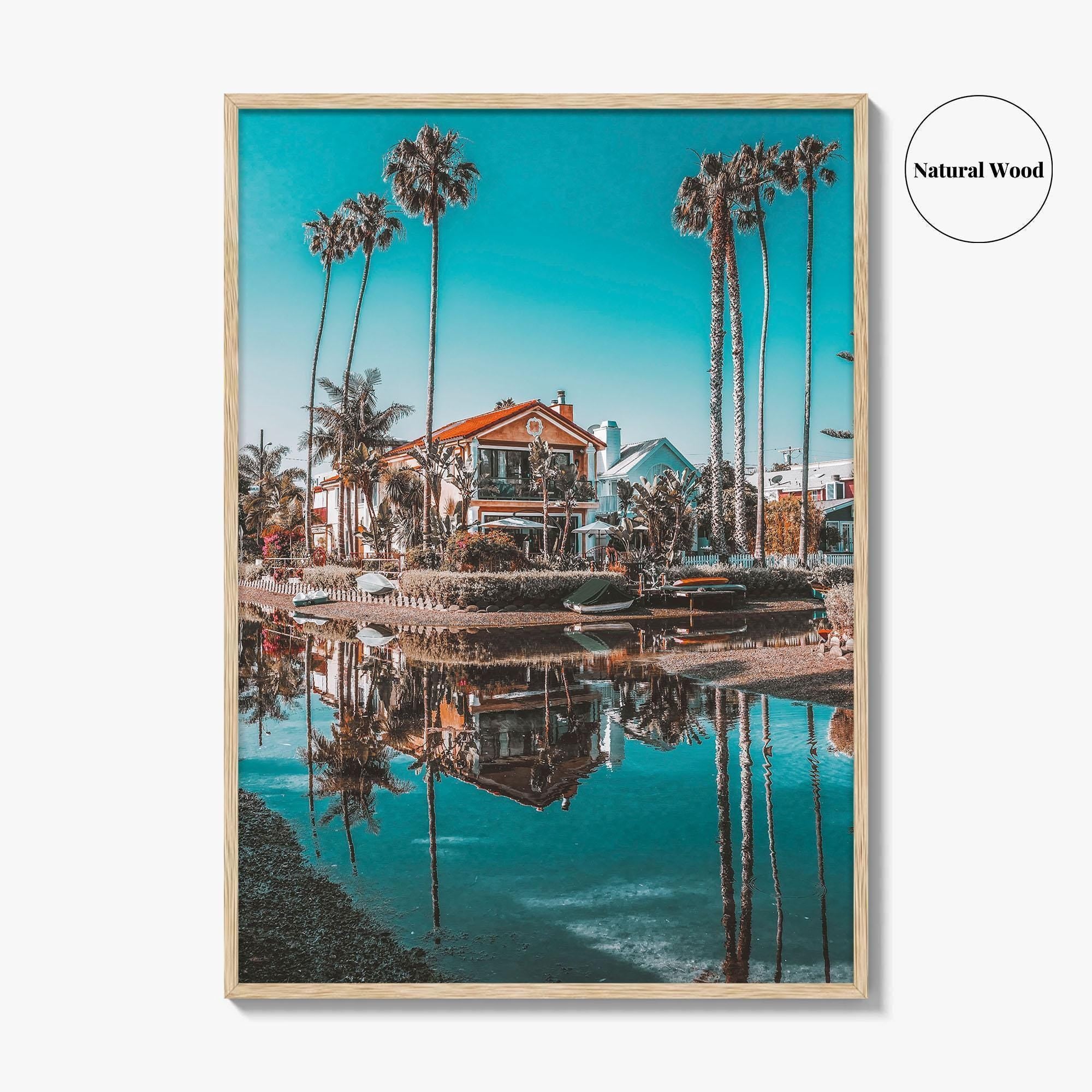 Venice Beach Fine Art Photo Print, Venice Canals, Los Angeles California Wall Poster