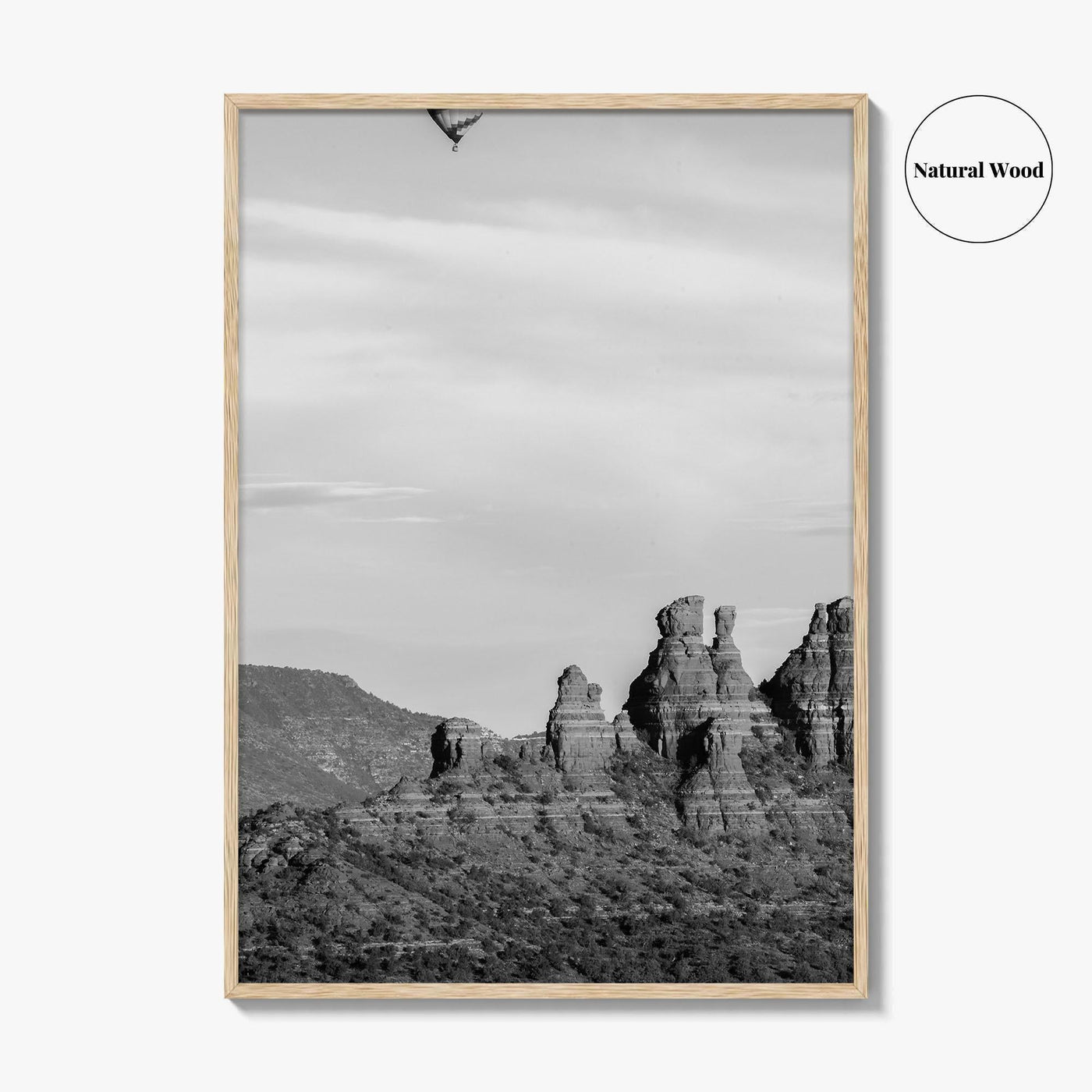 Sedona Black and White Fine Art Photo Print, Arizona Poster, USA