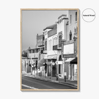 Santa Fe Black and White Fine Art Photo Print, New Mexico Wall Poster, USA