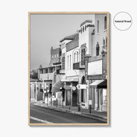 Santa Fe Black and White Fine Art Photo Print, New Mexico Wall Poster, USA