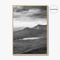 Table Rock State Park Black and White Fine Art Photo Print, South Carolina Poster