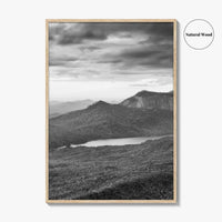 Table Rock State Park Black and White Fine Art Photo Print, South Carolina Poster