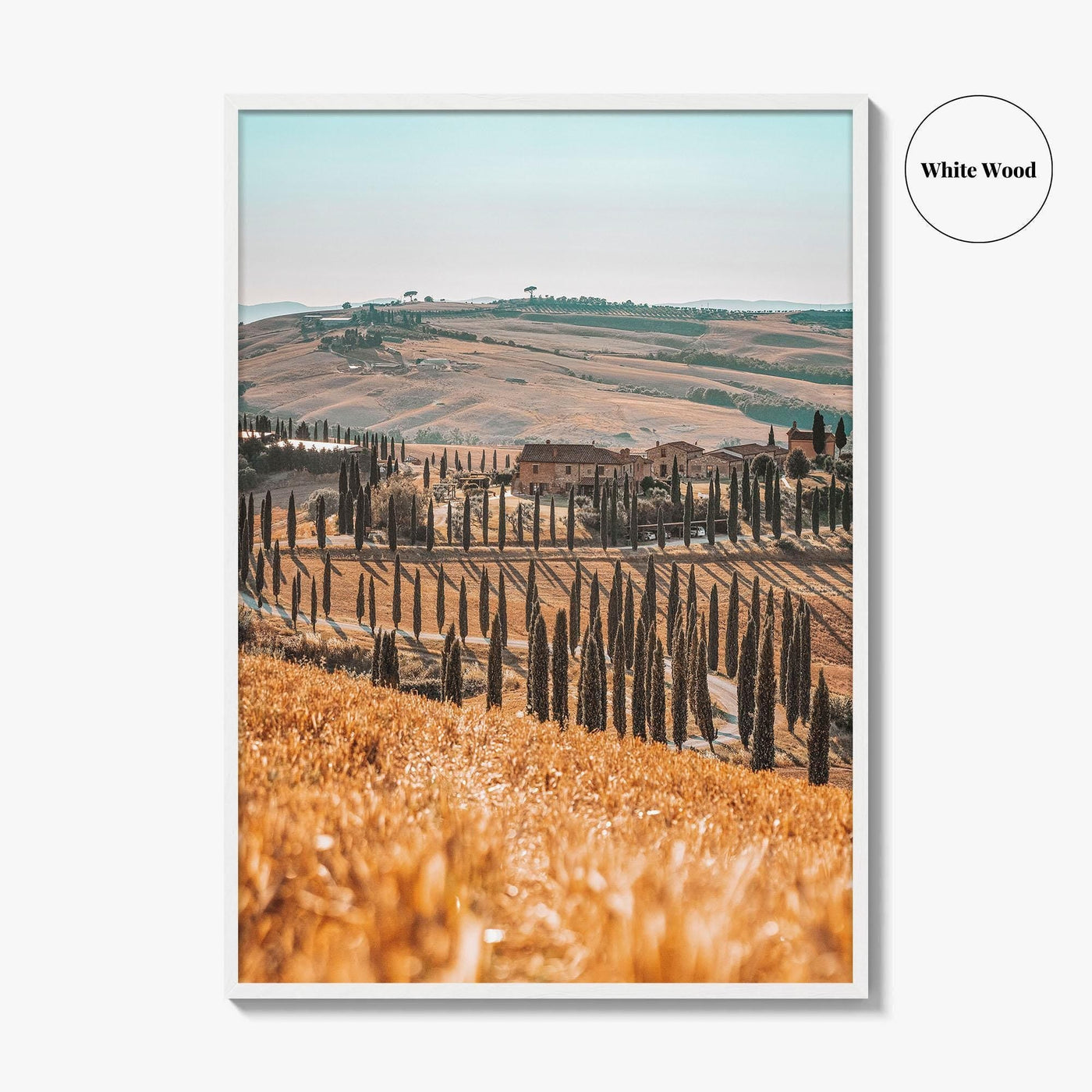 Tuscany Fine Art Photo Print, Agriturismo Baccoleno, Val d'Orcia, Italy Wall Poster
