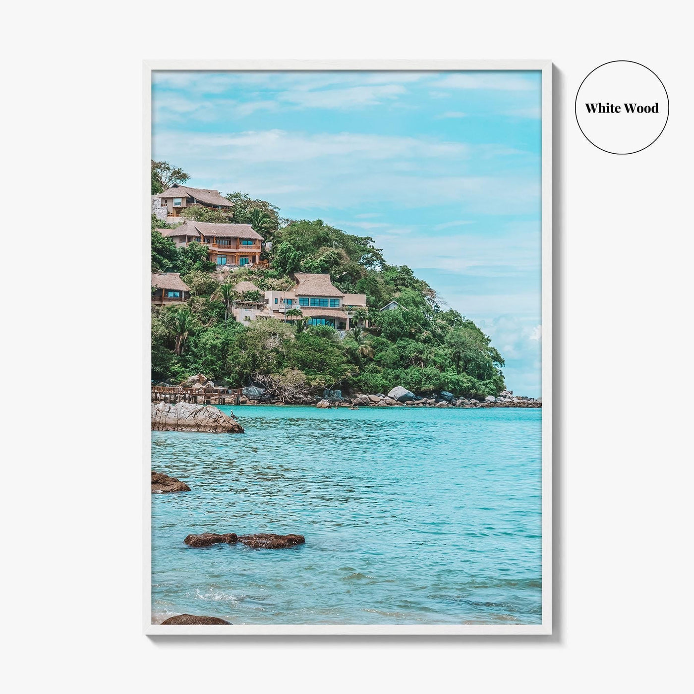 Sayulita Fine Art Photo Print, Playa Los Muertos Beach, Nayarit Mexico Poster