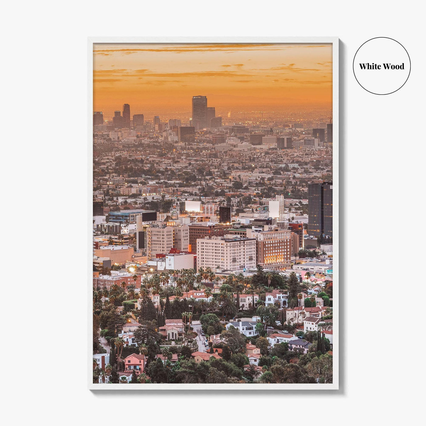West Hollywood Skyline Fine Art Photo Print, Los Angeles, California Wall Decor, USA Poster