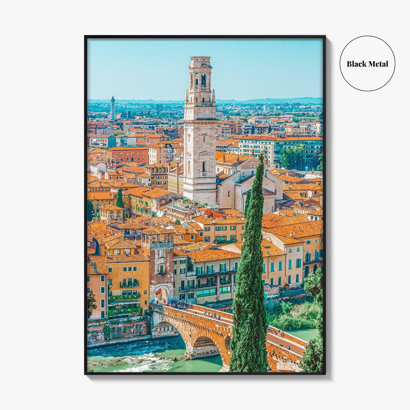 Verona Fine Art Photo Print, Ponte Pietra, Adige River, Veneto Italy, Wall Decor