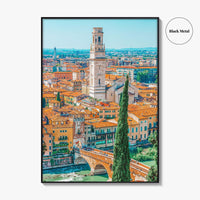 Verona Fine Art Photo Print, Ponte Pietra, Adige River, Veneto Italy, Wall Decor
