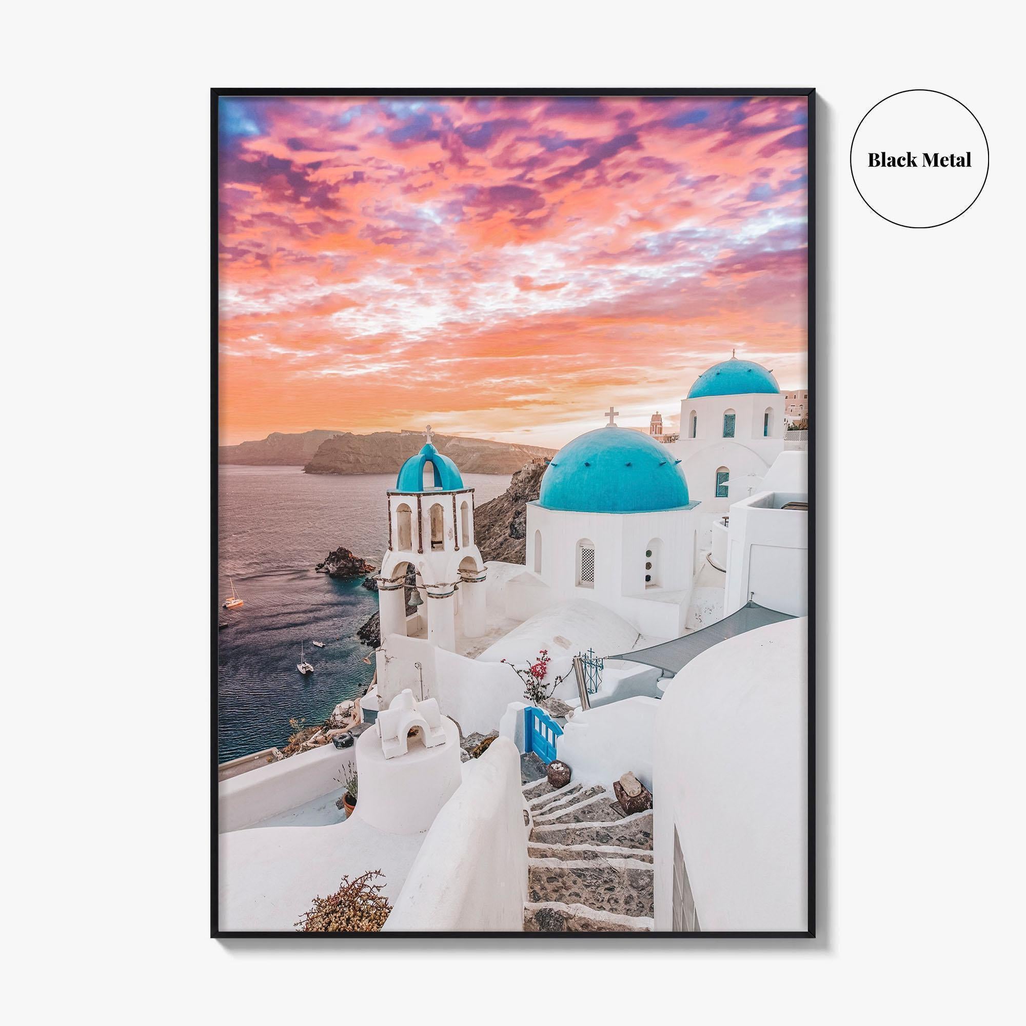 Santorini Fine Art Photo Print, Oia Greece Wall Decor Poster
