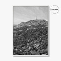 West Hollywood Black and White Fine Art Photo Print, Los Angeles California Poster