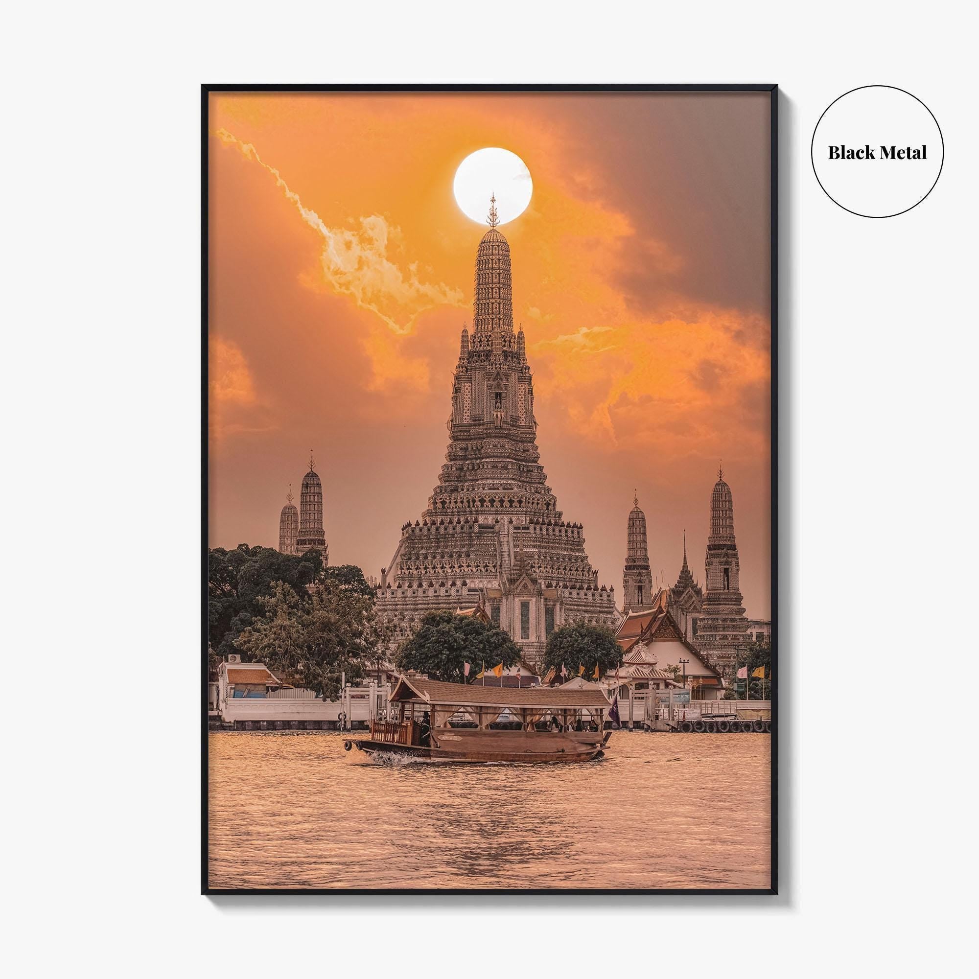 Wat Arun Fine Art Photo Print, Temple of Dawn, Bangkok, Thailand Wall Decor Poster