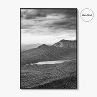 Table Rock State Park Black and White Fine Art Photo Print, South Carolina Poster